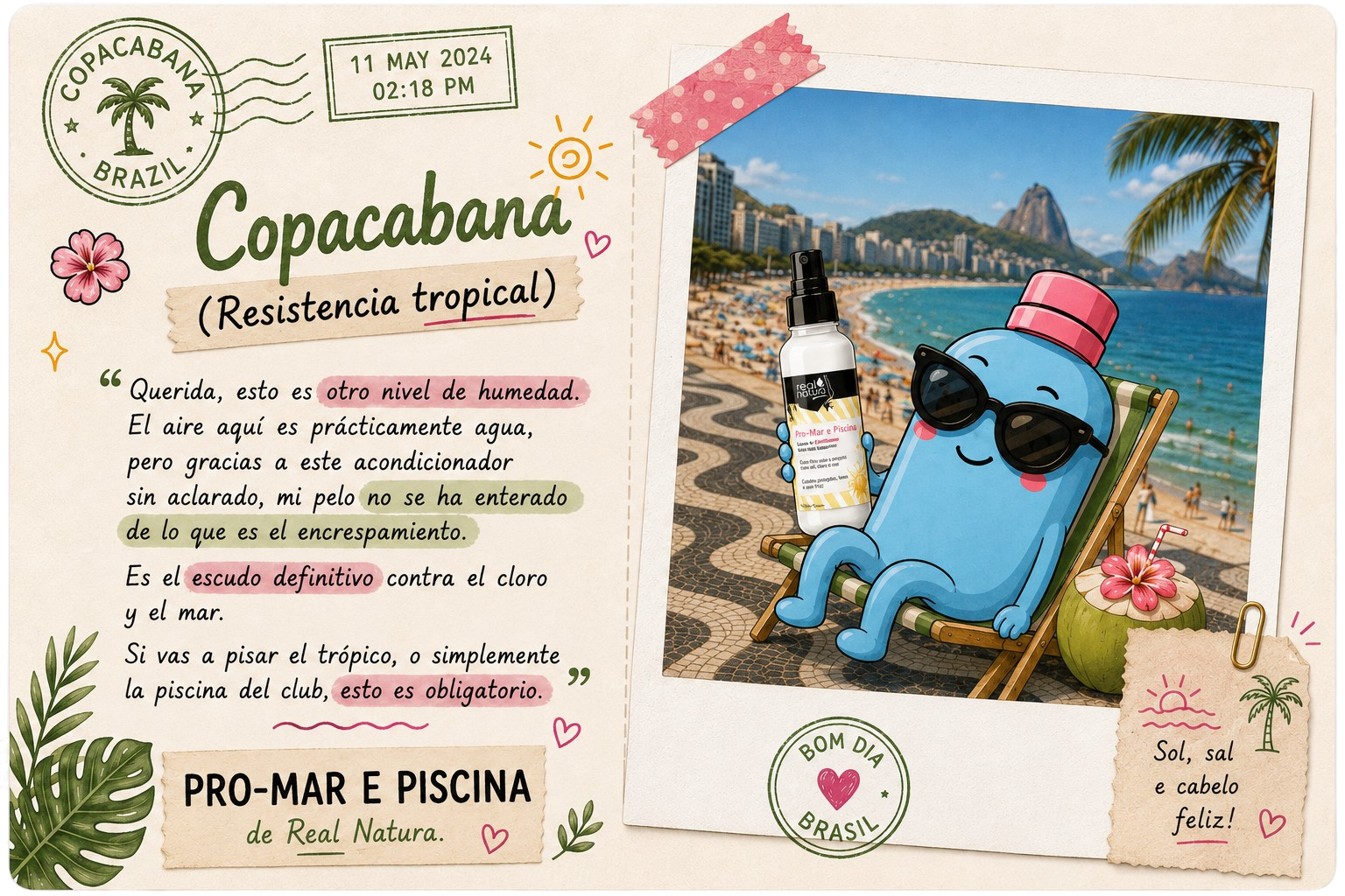 Postal Copacabana - Pro-Mar e Piscina